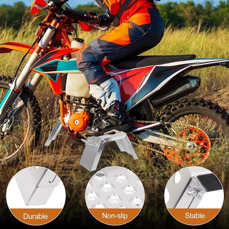 Vaolvpant Adjustable 3-9" Starting Blocks Moto StartingBlock Motorsport Foot Stool Dirt Bike Accessories Providing Strong Support - Image 5